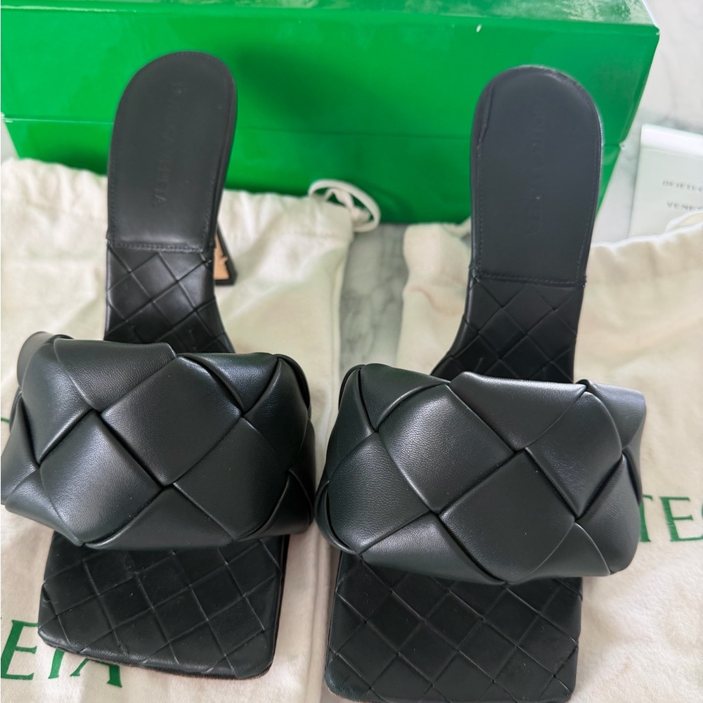 Botegga Veneta Lido Mules in Lagoon (dark green) sz 39 - Picture 10 of 10